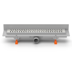 Lineární plastový žlab DN 40, ke stěně, HARMONY