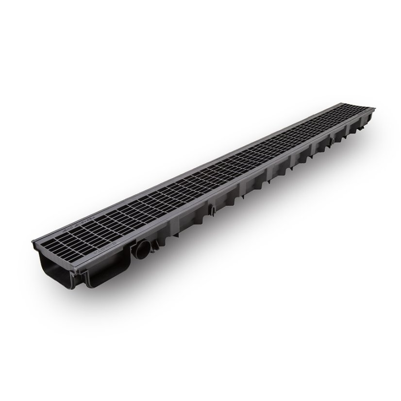 Žlab s mříží nízký 100 x 35 x 1000