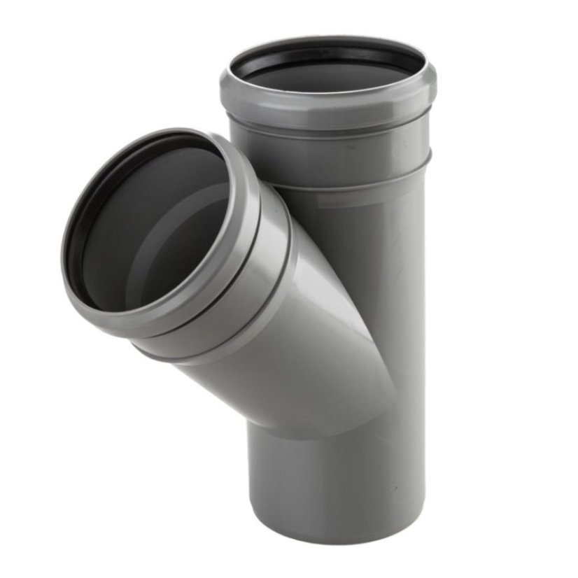 HTEA ODBOČKA 125/110 - Úhel odbočky: 45°