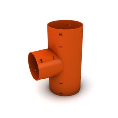 Odbočka drenážní redukovaná (T-kus) 90°  DN   100/80