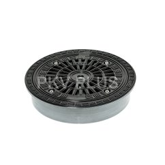 Poklop kulatý, s kulatou mříží, A15, DN315