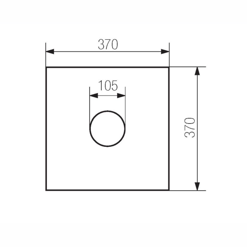 Samolepící hydroizolační fólie 370x370 D105