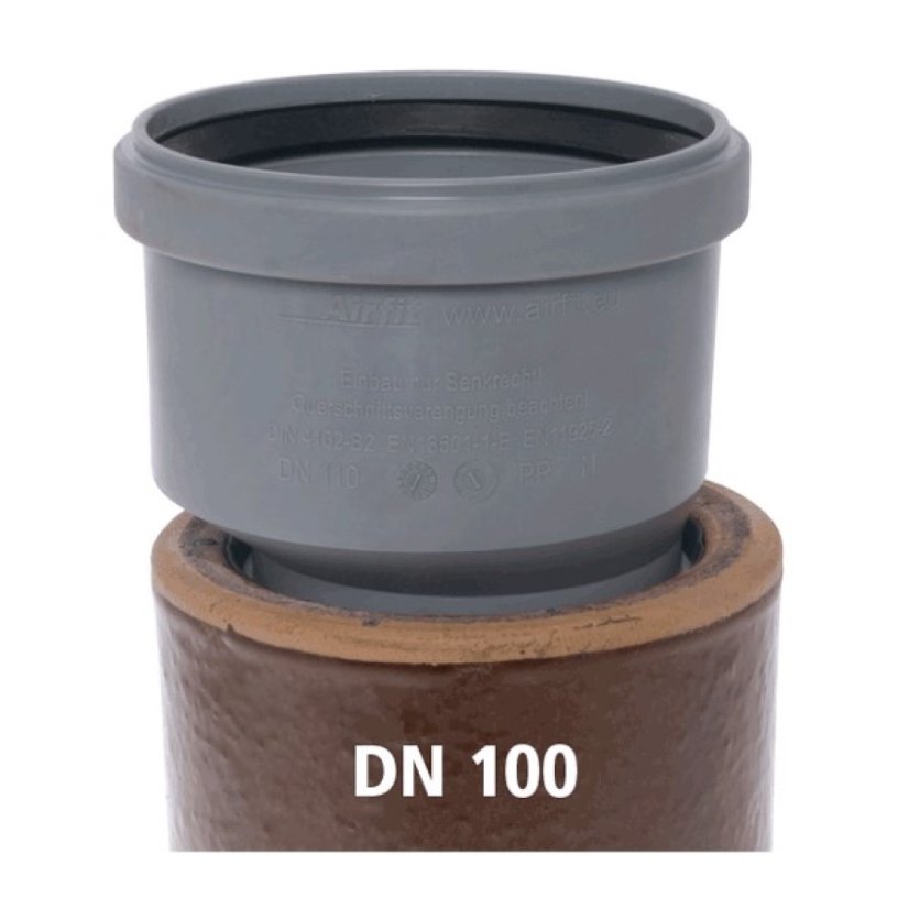 AirFit-Nástčné hrdlo-excentrické(do kameniny)DN110