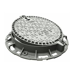 Silniční litinový poklop VIA plus R - D400, s kruhovým rámem