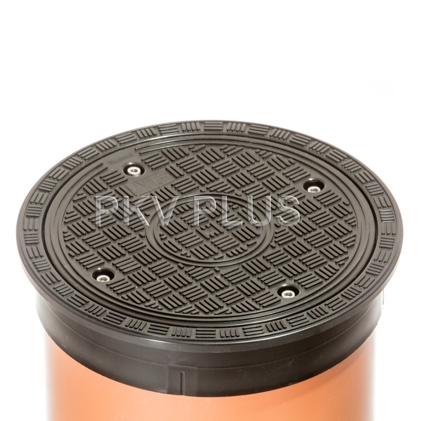 Poklop kruhový, s kulatým víkem, A15, DN315 (pouze na hladkou rouru)