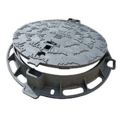 Silniční litinový poklop CITY R - D400, s kruhovým rámem