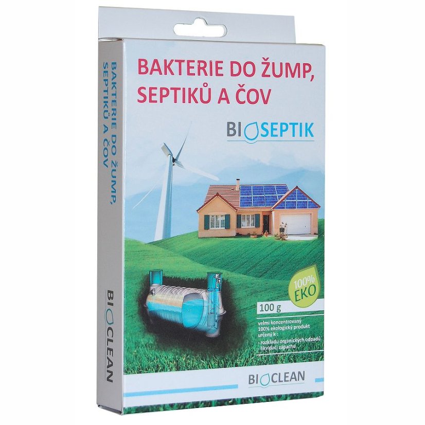 BIOSEPTIK - bakterie do žump, septiků a ČOV - Balení: 100 g