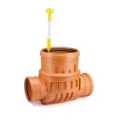 Šachtové dno včetně zpětné klapky, pro hladkou rouru Ø 315