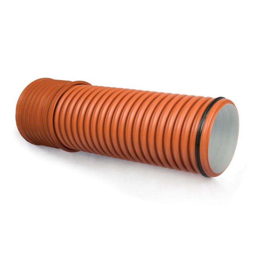 PLASTICOR trubka korugovaná 400, SN8 PP - Délka potrubí: 3 000 mm