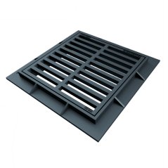 Rošt s rámem rovný MYJAVA® 600x600, zatížení B125
