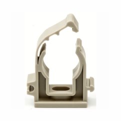 Příchytka na potrubí z plastu s klipem