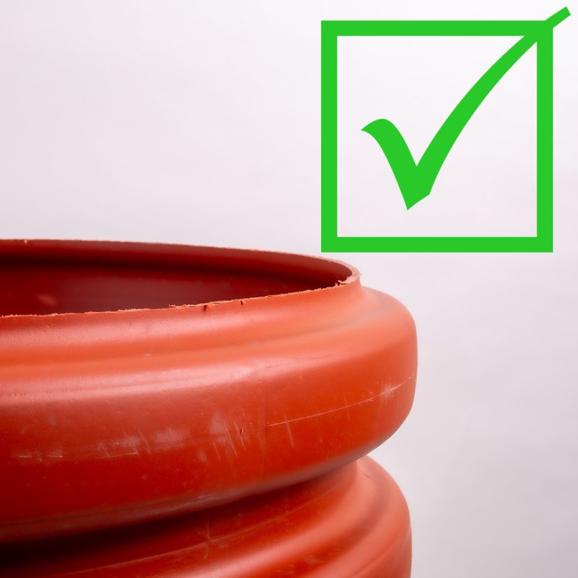 Poklop PP na korugovanou rouru 660/535