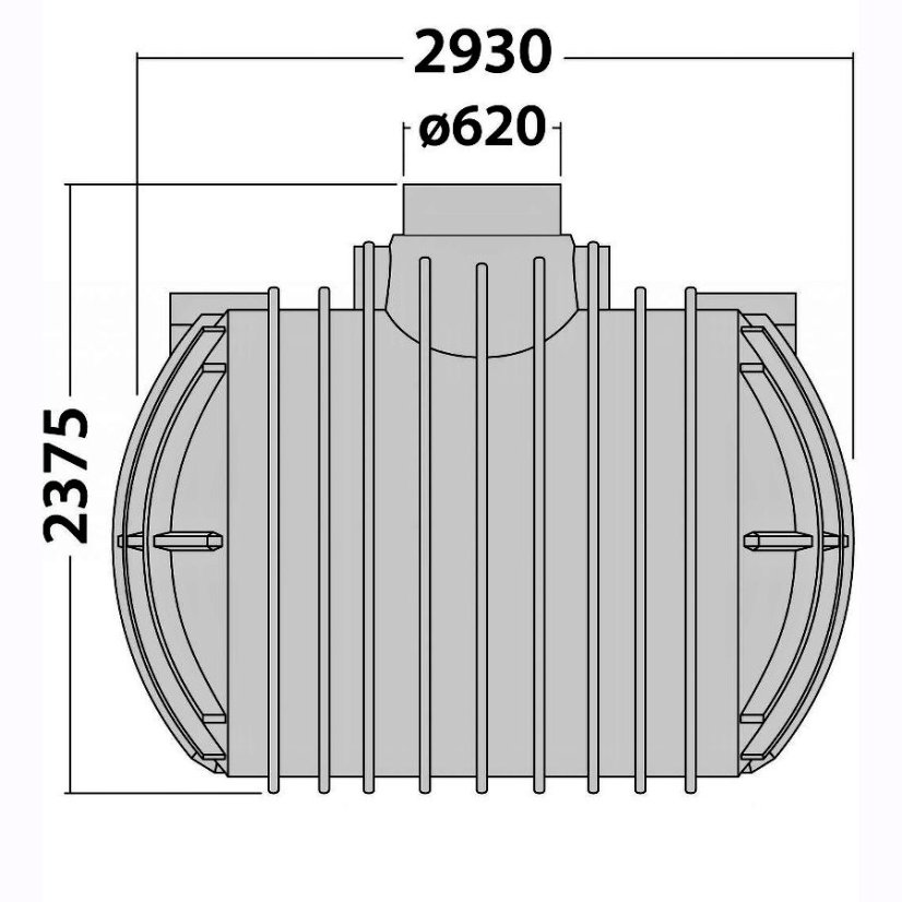 Nádrž ATLANTIS 7000 litrů