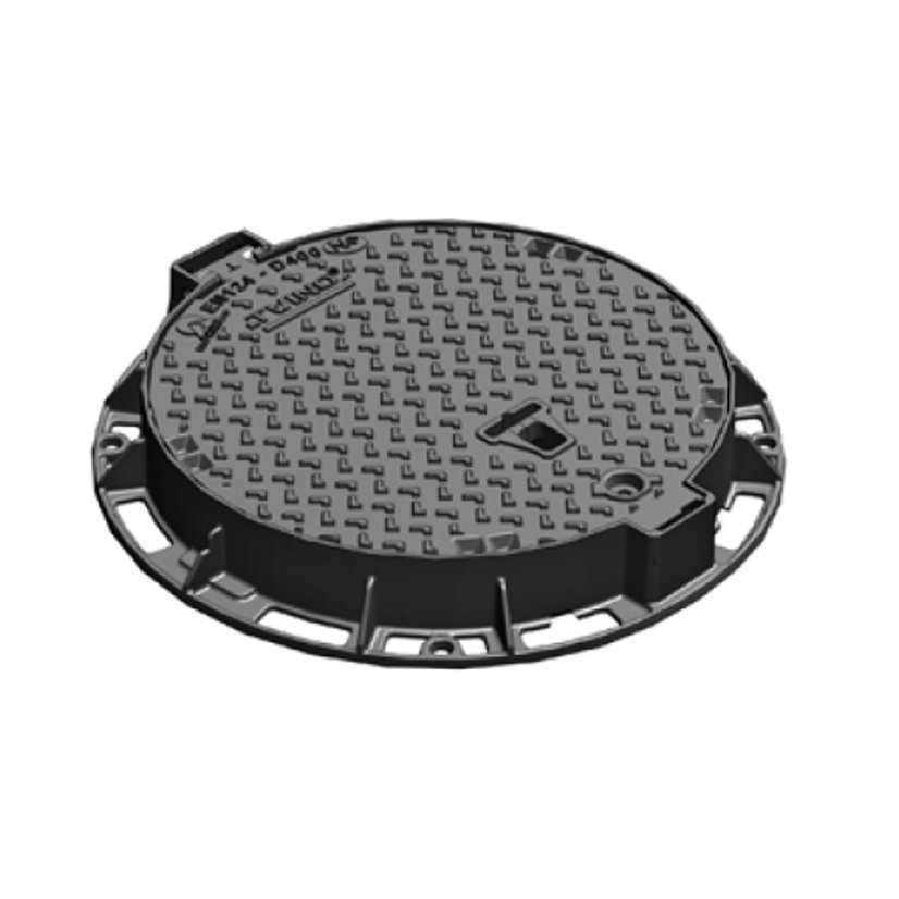 RDM 40 S 600P Litinový poklop pr.600mm, D400