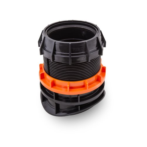 MMechanická kolmá sedla EASY CLIP s kloubem 10° pro přípojky KG160 na jakékoli hlavní potrubí min. DN300 - vhodné pro silnostěnné materiály MMechanická kolmá sedla EASY CLIP s kloubem 10° pro přípojky KG160 na jakékoli hlavní potrubí min. DN300 - vhodné pro silnostěnné materiály