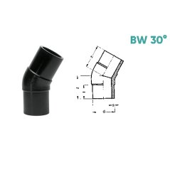 KOLENO 30°  – DLOUHÉ PROVEDENÍ - BW 30°