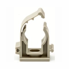 Příchytka na potrubí z plastu s klipem