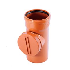 KGRE čistící kus 400 s kruhovým uzávěrem