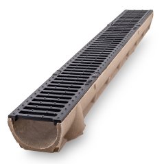 SELF LINE 100/80 žlab s litinovým roštem zatížení B125, délka 1m