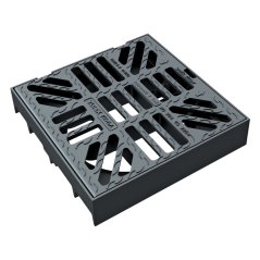 Vtoková mříž s pantem BOBRAVA® II 500x500, zatížení D400