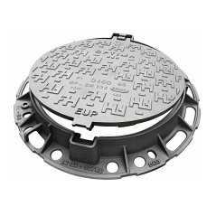 Silniční litinový poklop OPTIMA R - D400, s kruhovým rámem