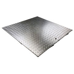 Chodníkový ocelový poklop, pozinkovaný, třída A15, s těsněním a uzamykáním