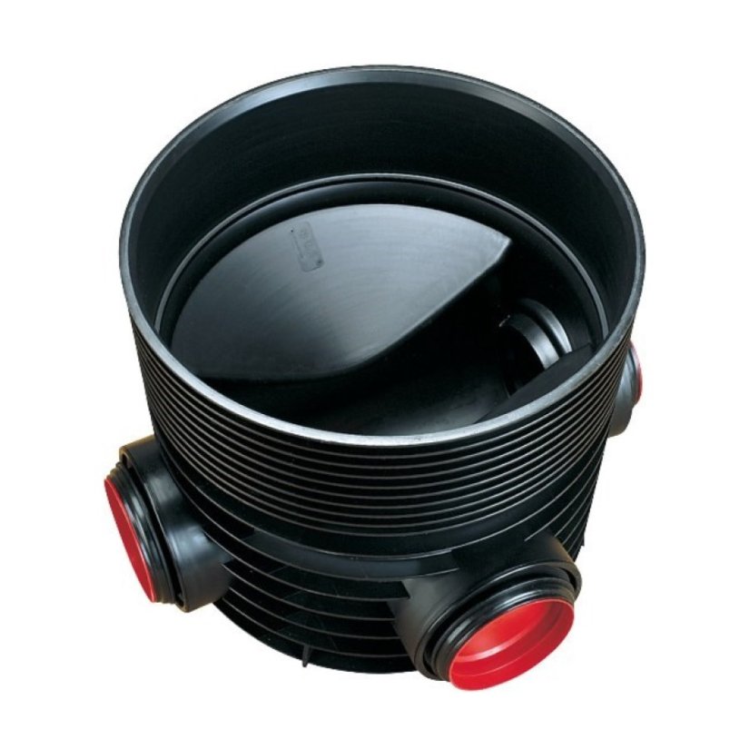 Dno šachtové s přítokem typ T - Tegra Ø 600 LC