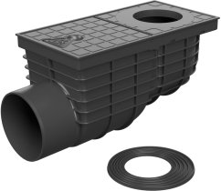 LSS Chuděj - boční DN 110 - standard, černý