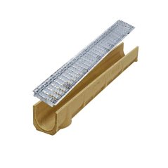 SELF LINE 100 žlab 100/110 s ocel.roštem 1m, A15