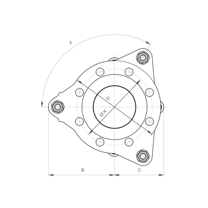 TVAROVKA VARIO KRÁTKÁ č.8010 - Dimenze 8010: 80