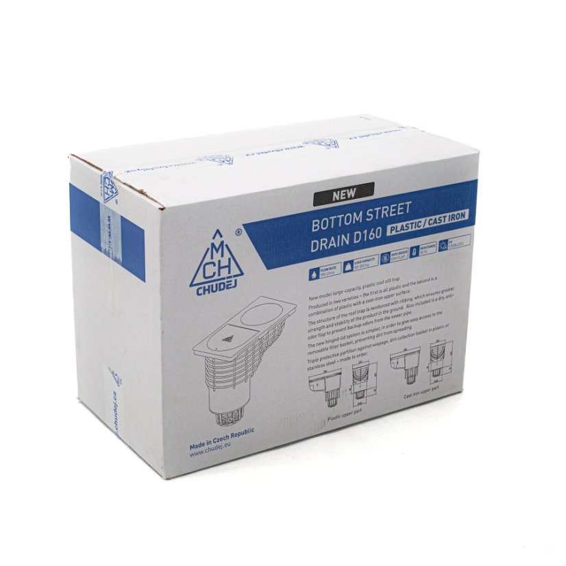 Kanalizační vpusť spodní D 160