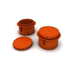 Čistící šroubovací koncová zátka drenážní DN 100