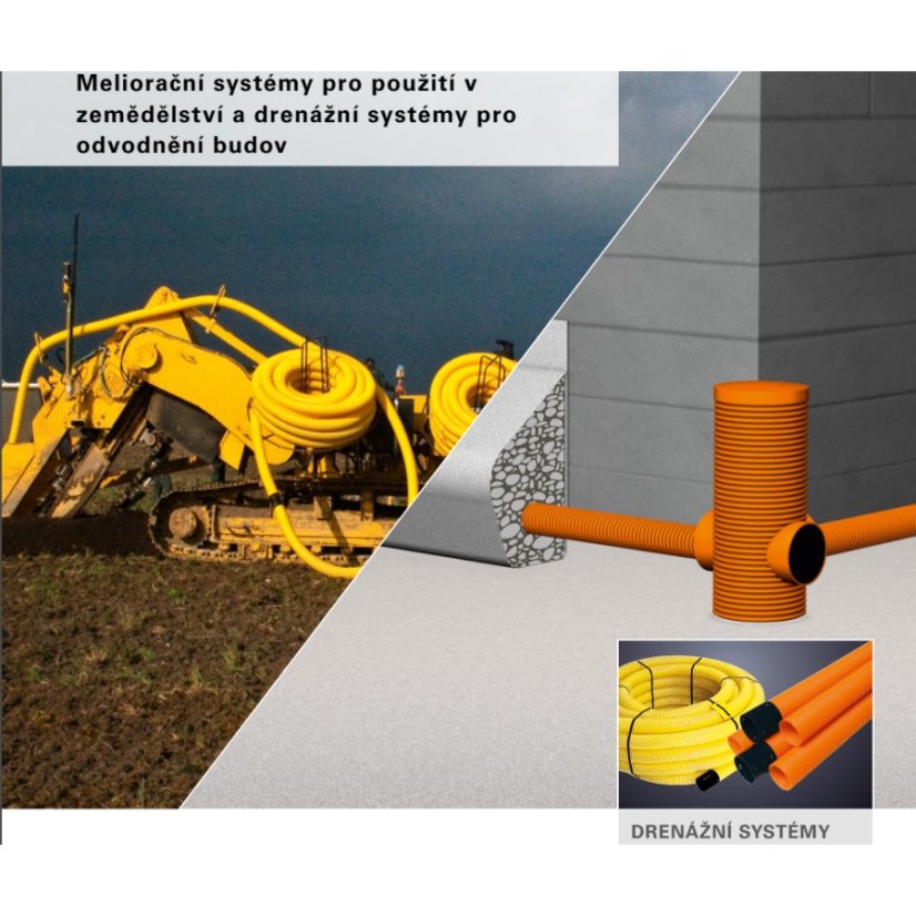 Drenážní šachta opti-control 315, 80 cm, vč. poklopu, bez lapače písku