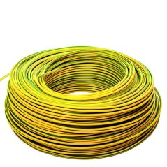 Zemnící drát CYY 2,5 zeleno žlutý  - 100 m