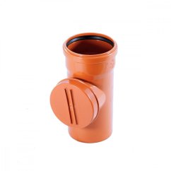 KGRE čistící kus 160 s kruhovým uzávěrem