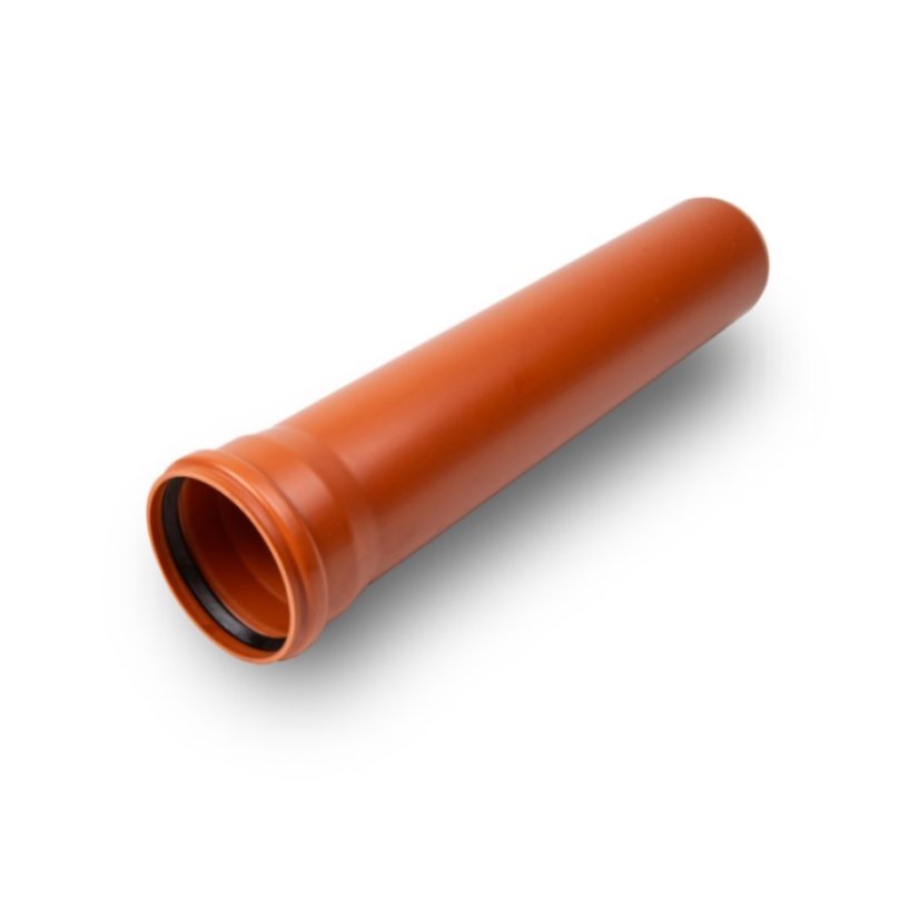 KGEM trubka s hrdlem DN 160, SN4 - Délka potrubí: 0,5 M