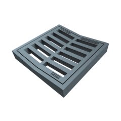 Rošt s rámem prohnutý MYJAVA® 400x400, zatížení B125