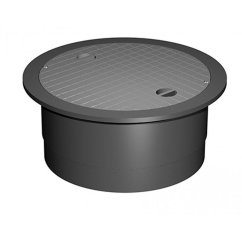 Nástavec teleskopický nízký s PE poklopem 235 - 409 mm