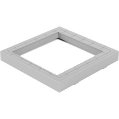 Sada víka a vložky pro hranaté svody - šedá