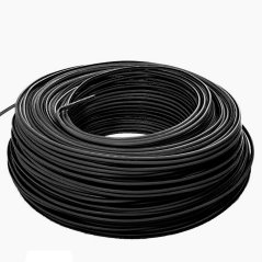 Zemnící drát CYY 2,5  černý  - 100 m