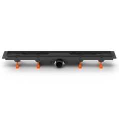 Žlab bez mřížky DN 50, černý