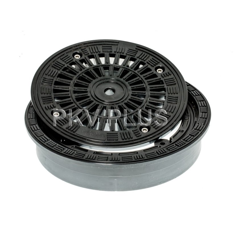 Poklop kulatý, s kulatou mříží, A15, DN315