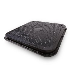 Čtvercový poklop SMC 700x700mm B125, vodotěsný