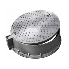 Silniční litinový poklop ARTI 5 - D400, s kruhovým rámem