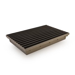 Venkovní čistící rohož MEARIN s gumovými lamelami